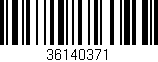 Código de barras (EAN, GTIN, SKU, ISBN): '36140371'