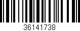 Código de barras (EAN, GTIN, SKU, ISBN): '36141738'