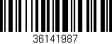 Código de barras (EAN, GTIN, SKU, ISBN): '36141987'