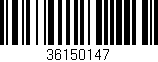 Código de barras (EAN, GTIN, SKU, ISBN): '36150147'