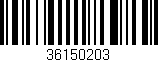 Código de barras (EAN, GTIN, SKU, ISBN): '36150203'