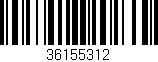 Código de barras (EAN, GTIN, SKU, ISBN): '36155312'