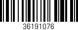 Código de barras (EAN, GTIN, SKU, ISBN): '36191076'