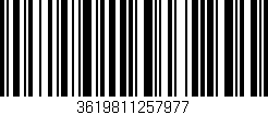 Código de barras (EAN, GTIN, SKU, ISBN): '3619811257977'