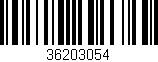 Código de barras (EAN, GTIN, SKU, ISBN): '36203054'