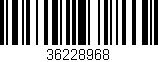 Código de barras (EAN, GTIN, SKU, ISBN): '36228968'