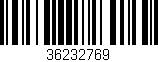 Código de barras (EAN, GTIN, SKU, ISBN): '36232769'