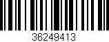 Código de barras (EAN, GTIN, SKU, ISBN): '36249413'