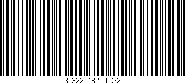 Código de barras (EAN, GTIN, SKU, ISBN): '36322_182_0_G2'