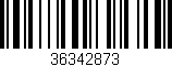 Código de barras (EAN, GTIN, SKU, ISBN): '36342873'