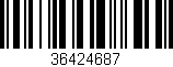 Código de barras (EAN, GTIN, SKU, ISBN): '36424687'