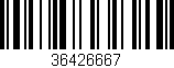 Código de barras (EAN, GTIN, SKU, ISBN): '36426667'