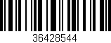Código de barras (EAN, GTIN, SKU, ISBN): '36428544'
