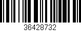 Código de barras (EAN, GTIN, SKU, ISBN): '36428732'