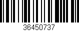 Código de barras (EAN, GTIN, SKU, ISBN): '36450737'