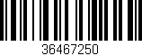 Código de barras (EAN, GTIN, SKU, ISBN): '36467250'