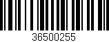 Código de barras (EAN, GTIN, SKU, ISBN): '36500255'
