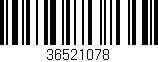 Código de barras (EAN, GTIN, SKU, ISBN): '36521078'