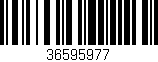 Código de barras (EAN, GTIN, SKU, ISBN): '36595977'