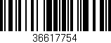 Código de barras (EAN, GTIN, SKU, ISBN): '36617754'