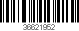 Código de barras (EAN, GTIN, SKU, ISBN): '36621952'