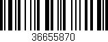 Código de barras (EAN, GTIN, SKU, ISBN): '36655870'