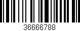 Código de barras (EAN, GTIN, SKU, ISBN): '36666788'