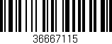 Código de barras (EAN, GTIN, SKU, ISBN): '36667115'