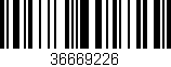 Código de barras (EAN, GTIN, SKU, ISBN): '36669226'