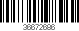 Código de barras (EAN, GTIN, SKU, ISBN): '36672686'