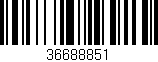 Código de barras (EAN, GTIN, SKU, ISBN): '36688851'