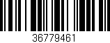 Código de barras (EAN, GTIN, SKU, ISBN): '36779461'