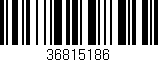 Código de barras (EAN, GTIN, SKU, ISBN): '36815186'