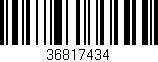 Código de barras (EAN, GTIN, SKU, ISBN): '36817434'