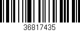 Código de barras (EAN, GTIN, SKU, ISBN): '36817435'