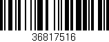 Código de barras (EAN, GTIN, SKU, ISBN): '36817516'