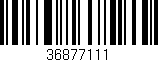 Código de barras (EAN, GTIN, SKU, ISBN): '36877111'