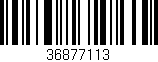 Código de barras (EAN, GTIN, SKU, ISBN): '36877113'