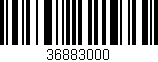 Código de barras (EAN, GTIN, SKU, ISBN): '36883000'