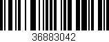 Código de barras (EAN, GTIN, SKU, ISBN): '36883042'