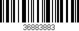 Código de barras (EAN, GTIN, SKU, ISBN): '36883883'