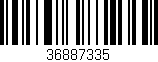 Código de barras (EAN, GTIN, SKU, ISBN): '36887335'