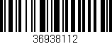 Código de barras (EAN, GTIN, SKU, ISBN): '36938112'
