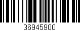 Código de barras (EAN, GTIN, SKU, ISBN): '36945900'