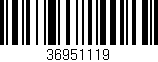 Código de barras (EAN, GTIN, SKU, ISBN): '36951119'