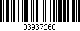 Código de barras (EAN, GTIN, SKU, ISBN): '36967268'