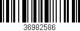 Código de barras (EAN, GTIN, SKU, ISBN): '36982586'