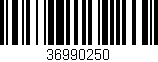 Código de barras (EAN, GTIN, SKU, ISBN): '36990250'