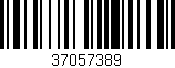 Código de barras (EAN, GTIN, SKU, ISBN): '37057389'