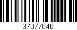 Código de barras (EAN, GTIN, SKU, ISBN): '37077646'